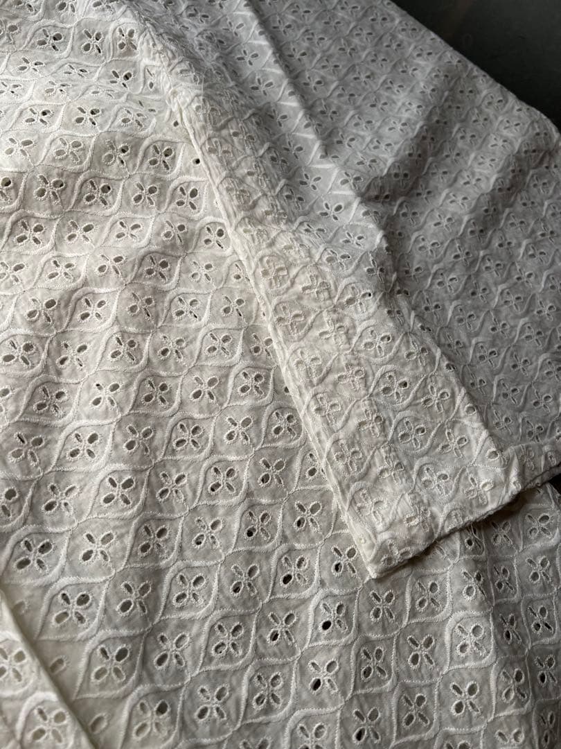 レース　長襦袢　オフホワイト