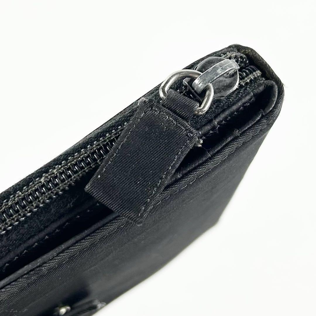 良品】PRADA プレート ナイロン 折財布 財布 ビンテージ メンズ