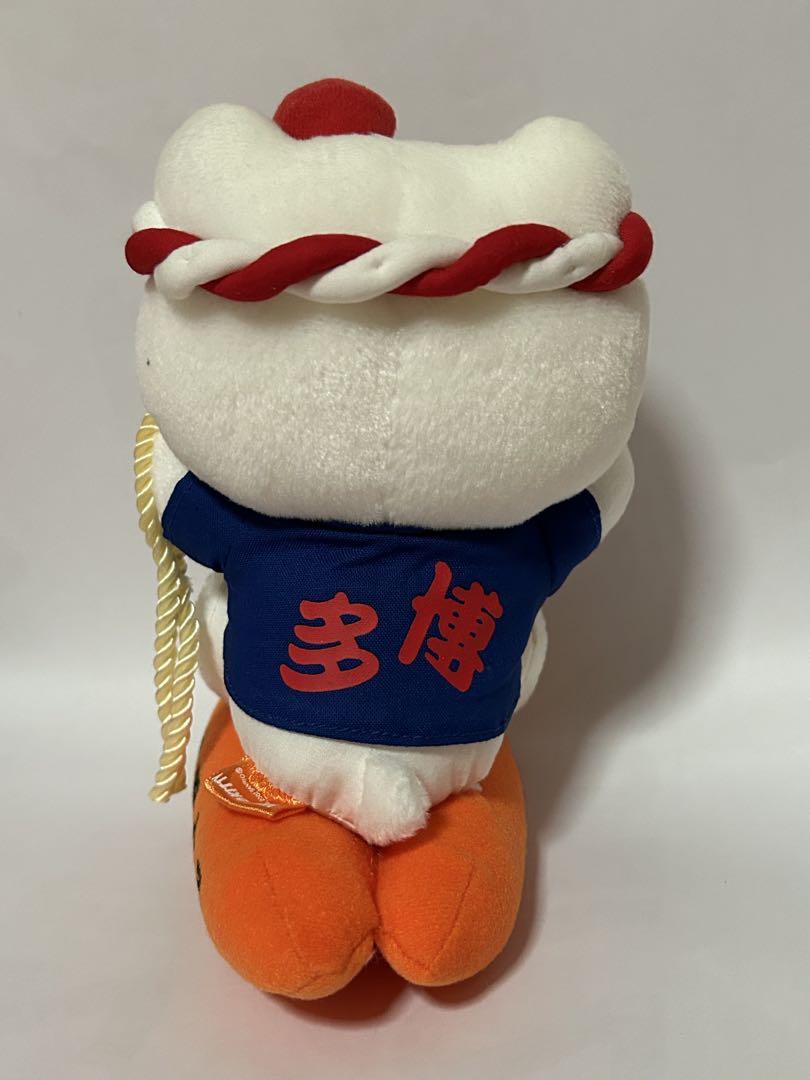 超激レア！超希少！　ご当地　ハローキティ　ぬいぐるみ　福岡① 激レア・タグ付き】ハローキティ 福岡限定 辛子めんたいこ 2002