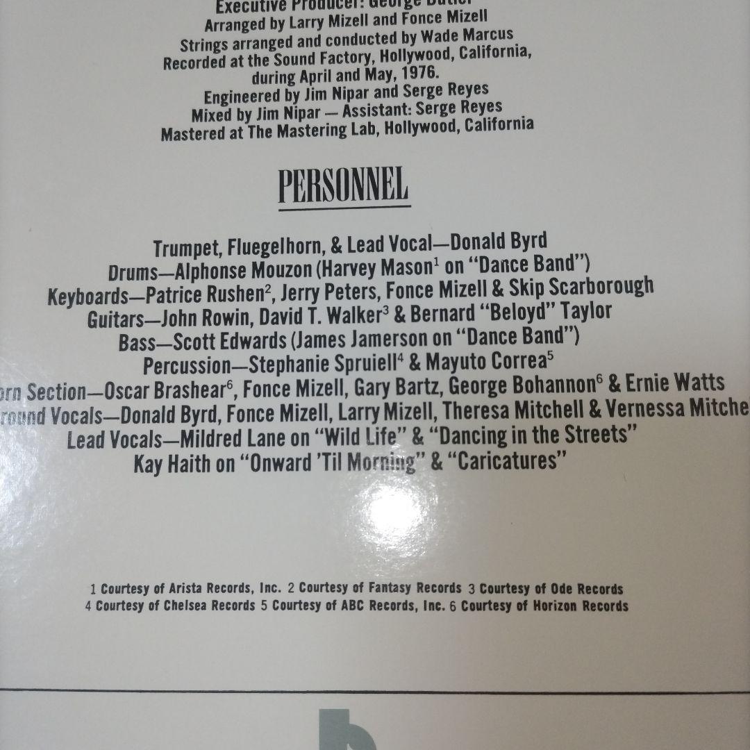 76年ブルーノート国内盤LP★ドナルド・バード／カリカチャーズ　マイゼル兄弟 76年ブルーノート国内盤LP☆ドナルド・バード／カリカチャーズ