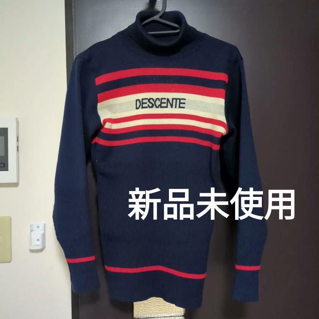 新品未使用 DESCENTE デサント ゴルフ タートルネック ニット セーター