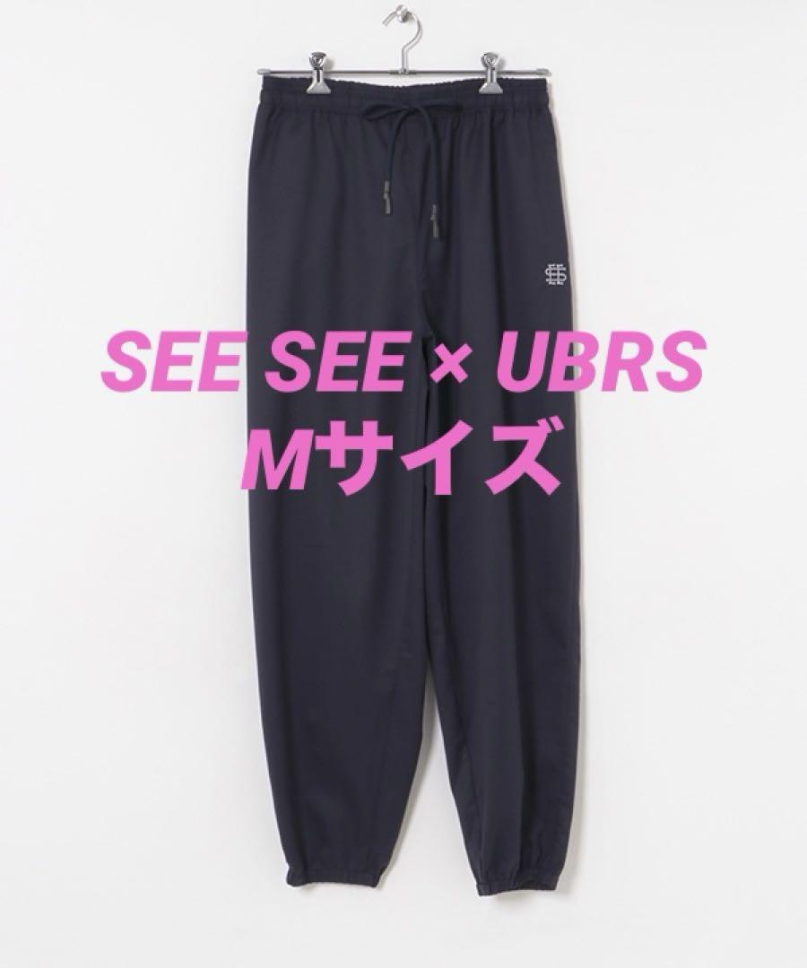 ネイビー SEE SEE アーバンリサーチ WIDE SPORTY PANTS