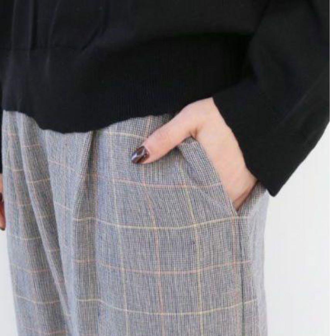 Atelier d´antan アトリエダンタンコットンリネンテーパード パンツ