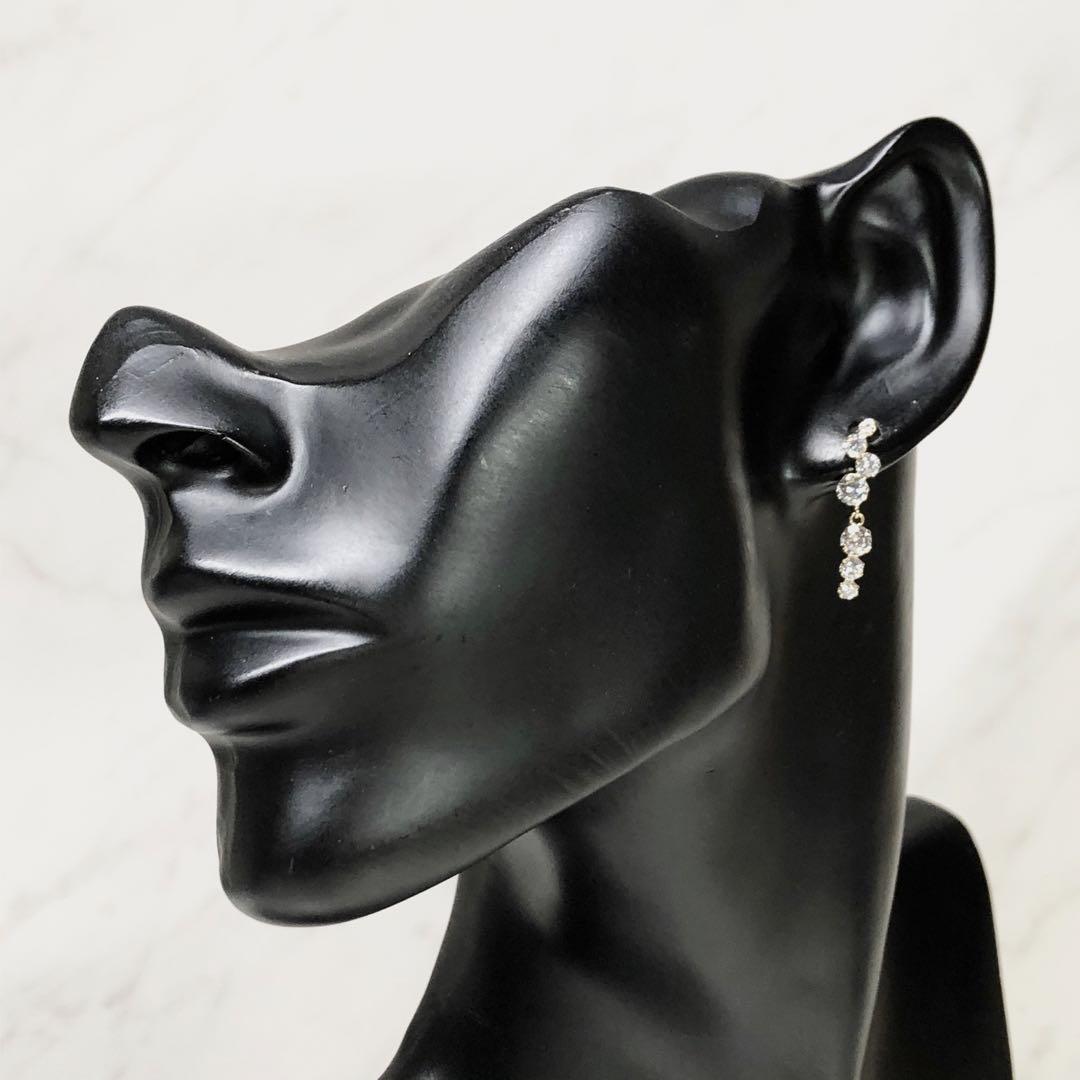 K18 18金 18k ピアス キュービックジルコニア ⑧ペア♡#2