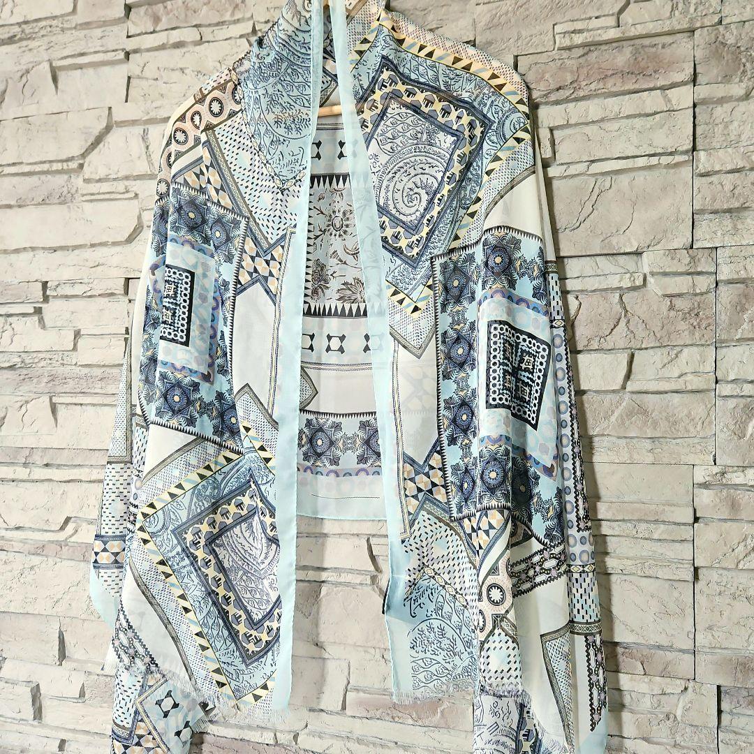 エトロETRO イタリア本店購入　たっぷり大判サイズ　シフォンショール ETRO エトロ シフォンストール - メルカリ