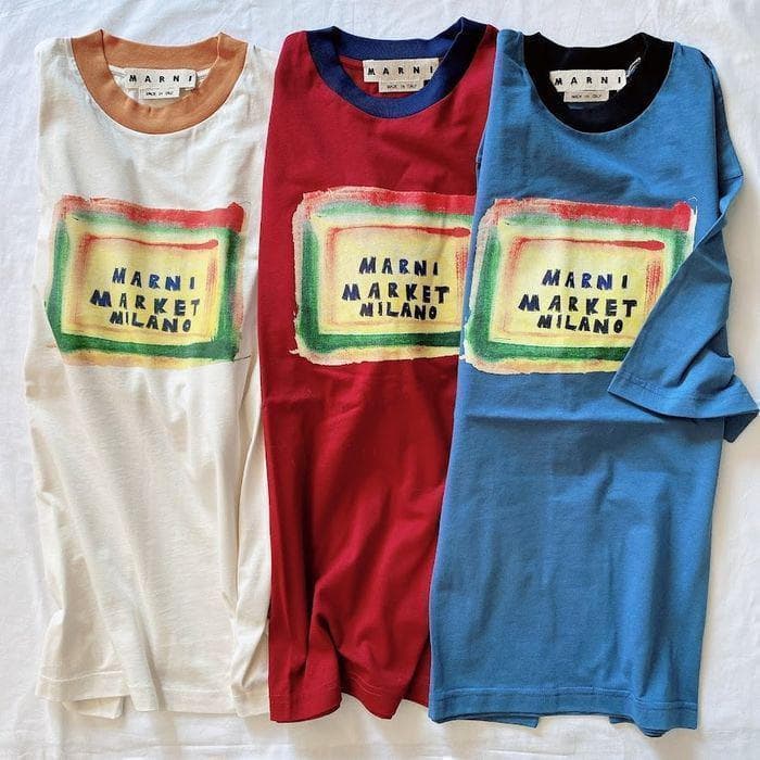 マルニ　MARNI　MARKET ロゴ Tシャツ 　tシャツ　半袖 S
