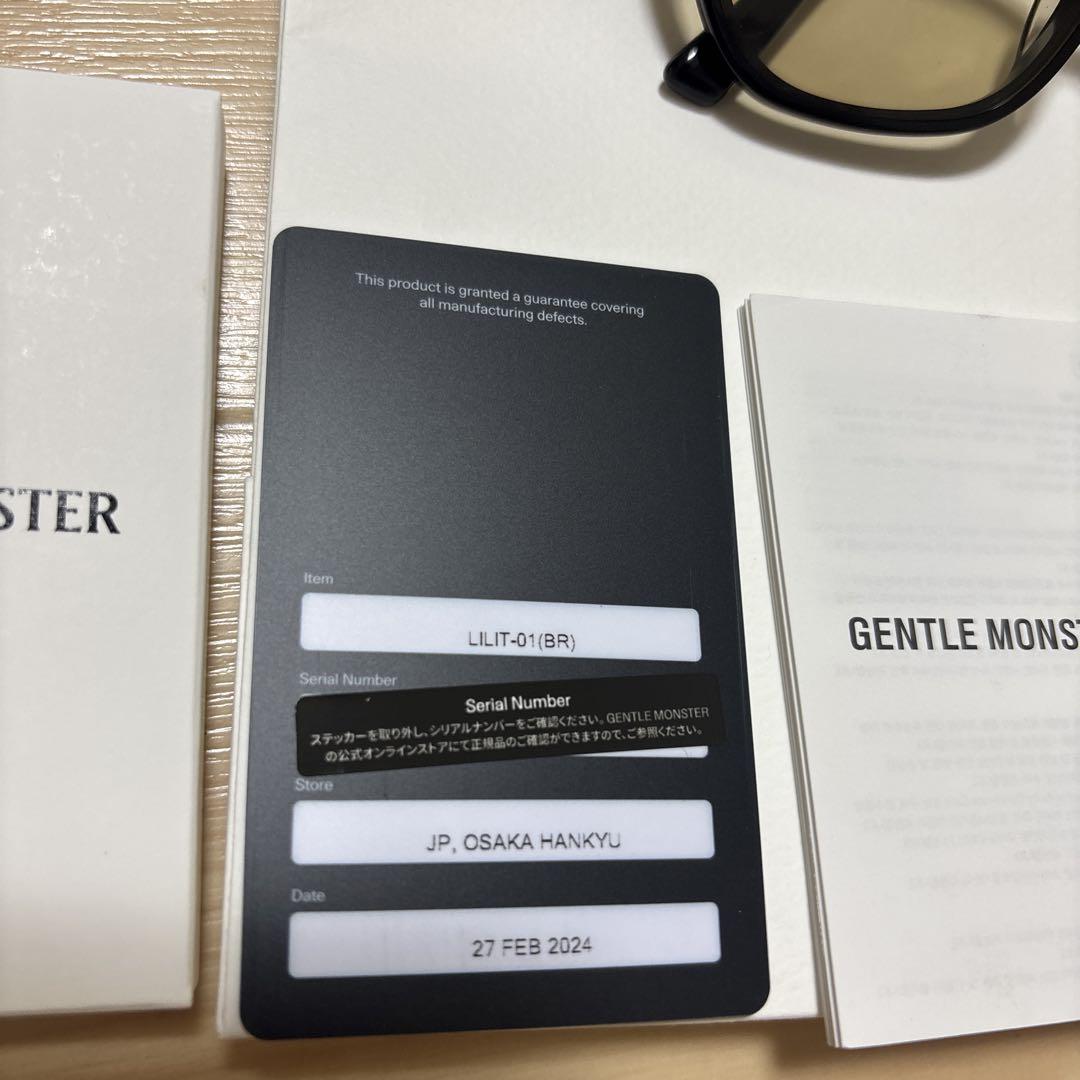 GENTLE MONSTER LILIT ジェントルモンスター