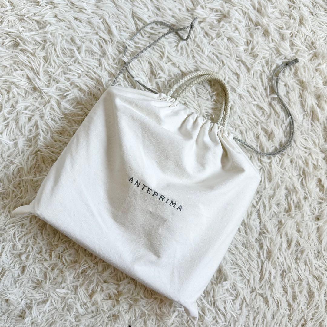 特価♡アンテプリマ　イントレッチオ♡スモール　オーロラホワイト×エナメルホワイト