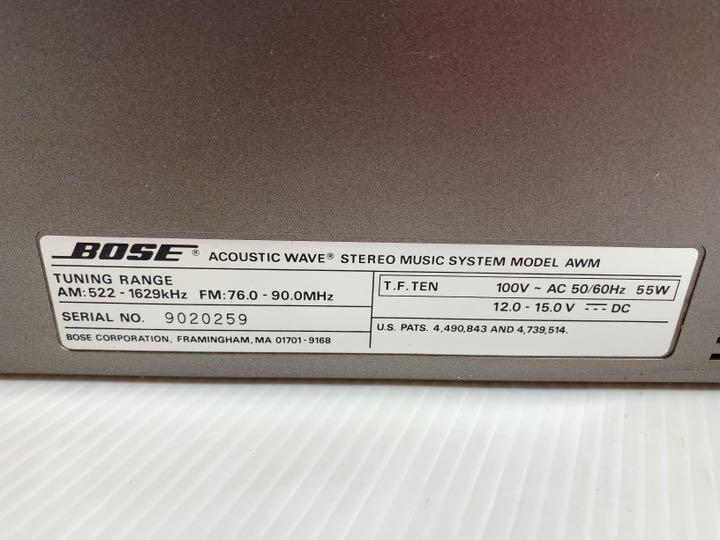 低価再入荷 BOSE AWM Acoustic Wave Music System XjAE4-m63913045300 特価日本製