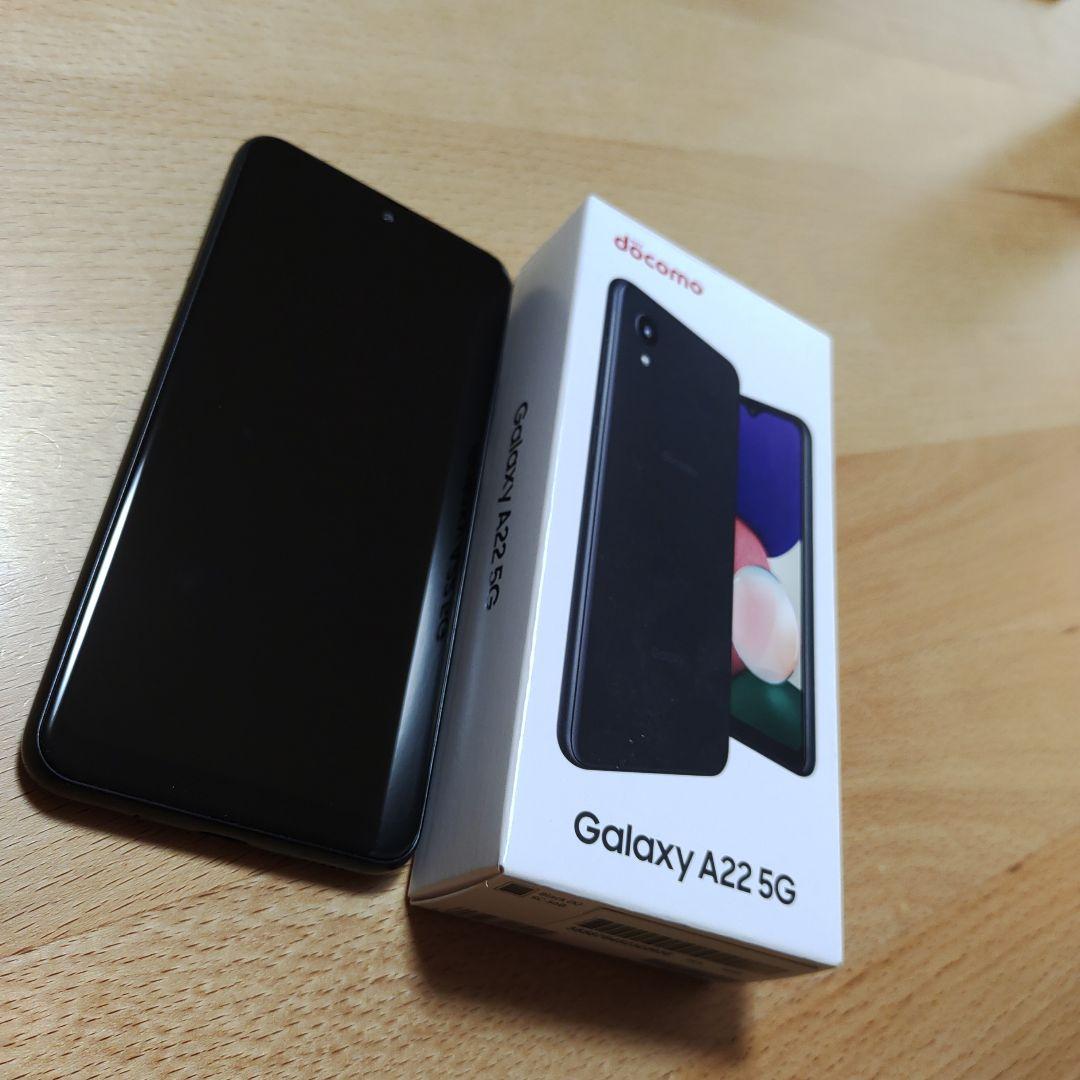 Galaxy A22 5G ブラック 64 GB docomo