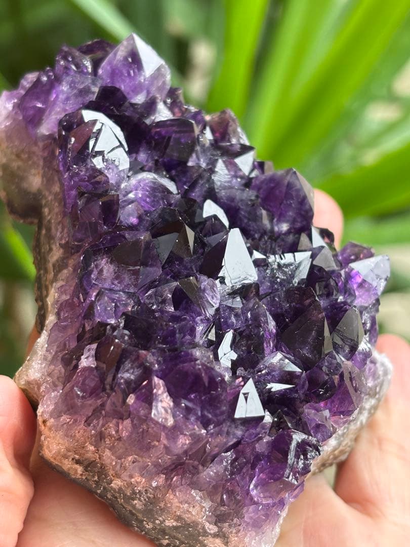 最上級AAA ウルグアイ産アメジスト 401g 濃厚紫 照り艶有り 美しい NEXPOTALLINN_EU