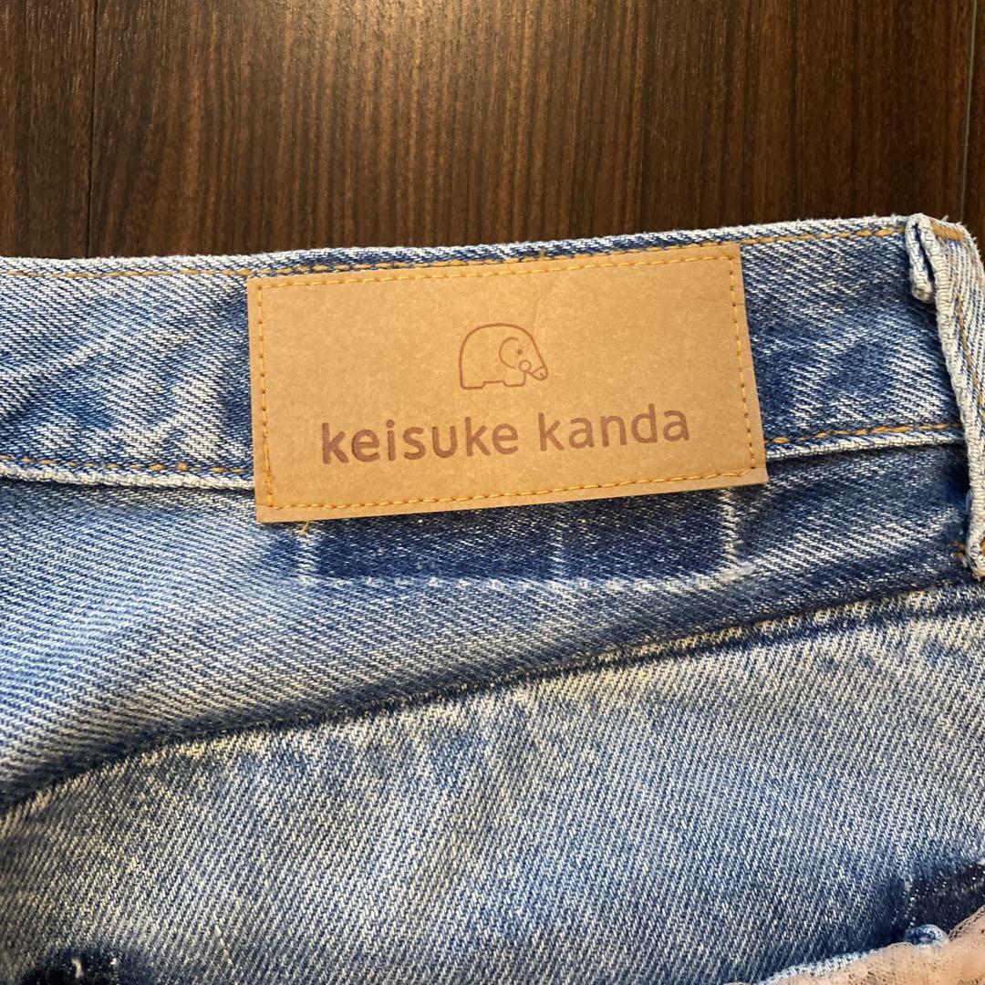 keisuke kanda チュールデニムパンツ keisuke kanda チュールデニムパンツ
