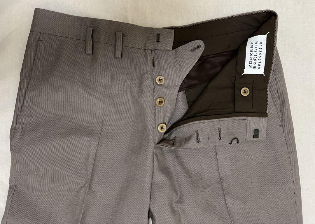 マルタンマルジェラ⑭ 2009SS シルク混パンツ 美品 トラウザーズ