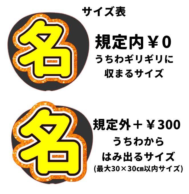 2/20♡ うちわ文字 オーダー 団扇屋さん 連結 ハングル