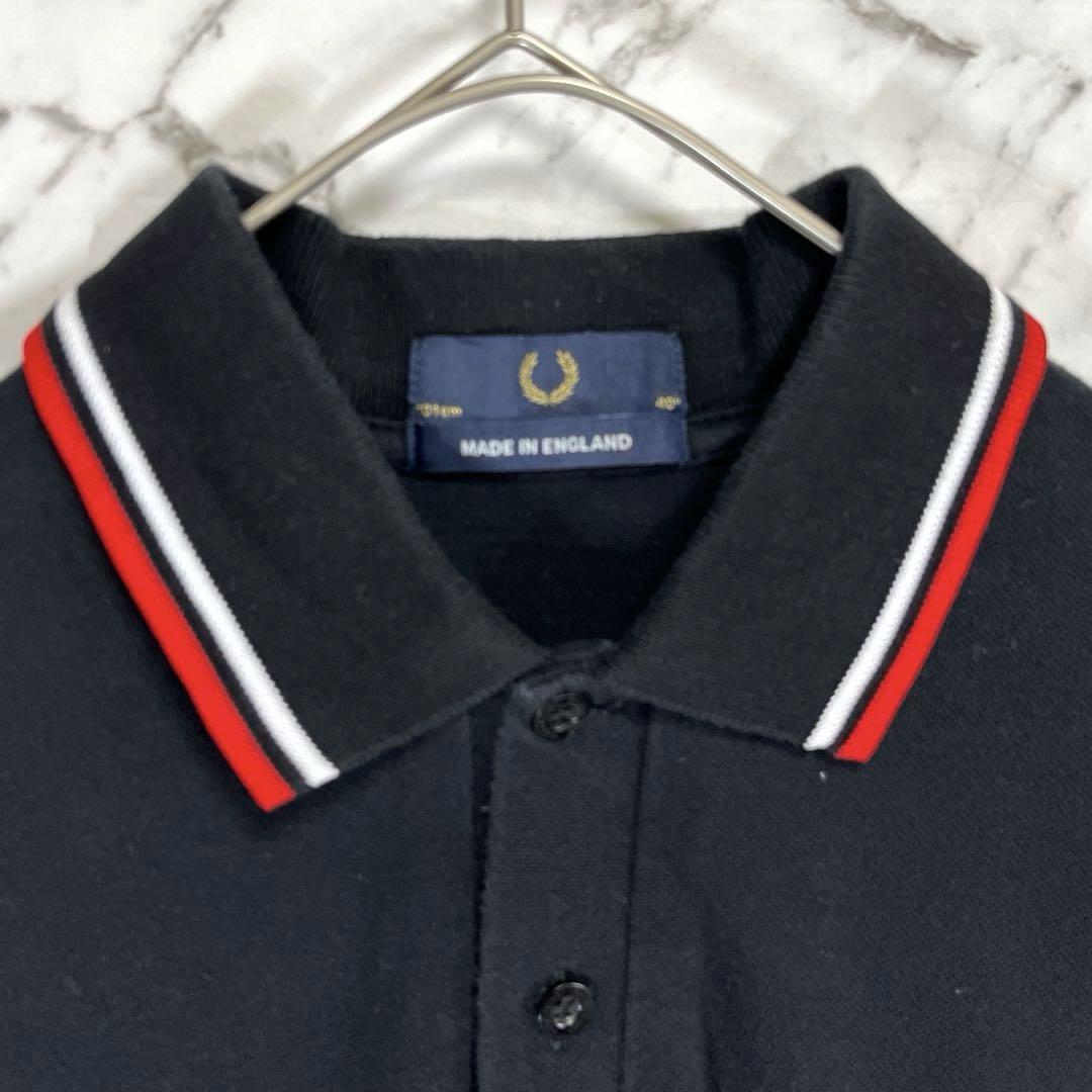 美品】 フレッドペリー 半袖ポロシャツ・ティップライン・40