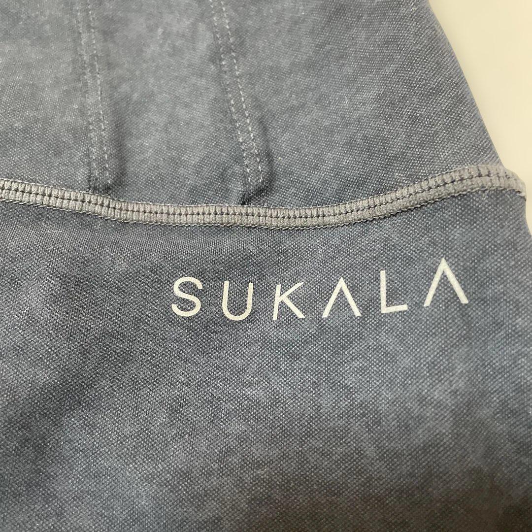 SUKALA ダークグレーヨガウェア タンクトップとパンツセット Sサイズ
