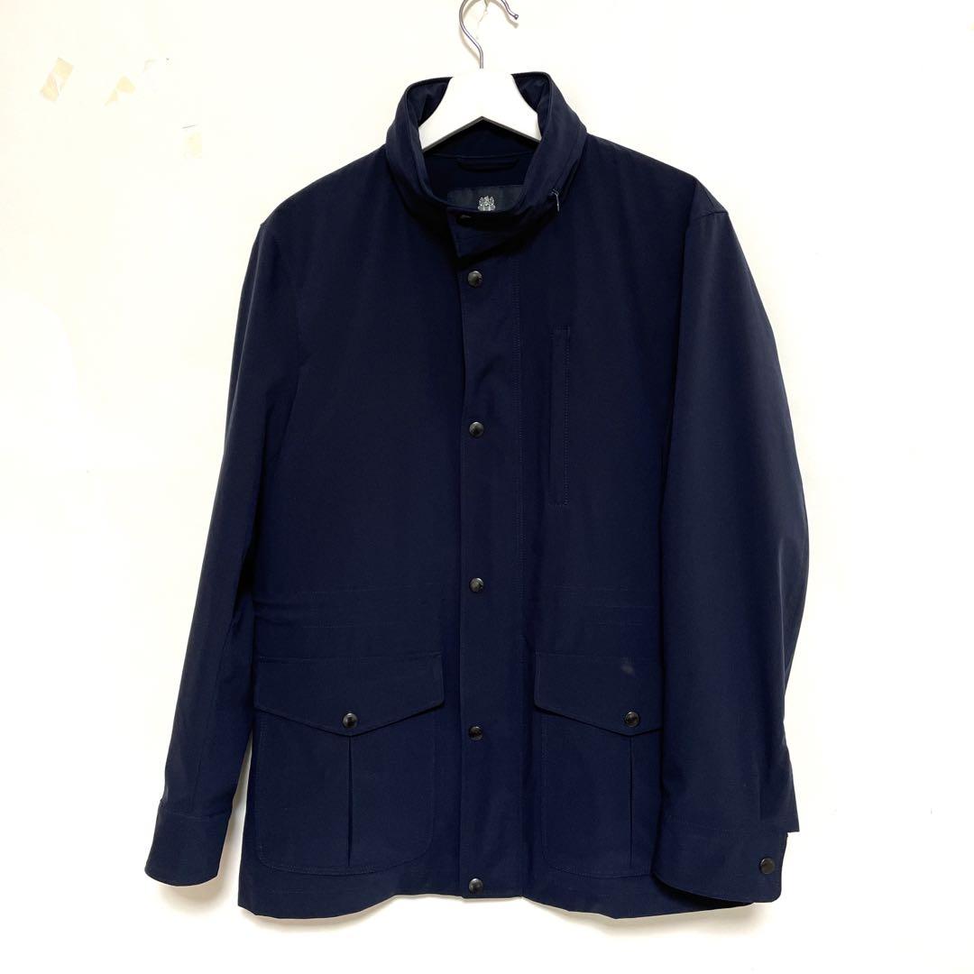 Aquascutum フィールドスタンド ジャケット 38 ネイビー 中古