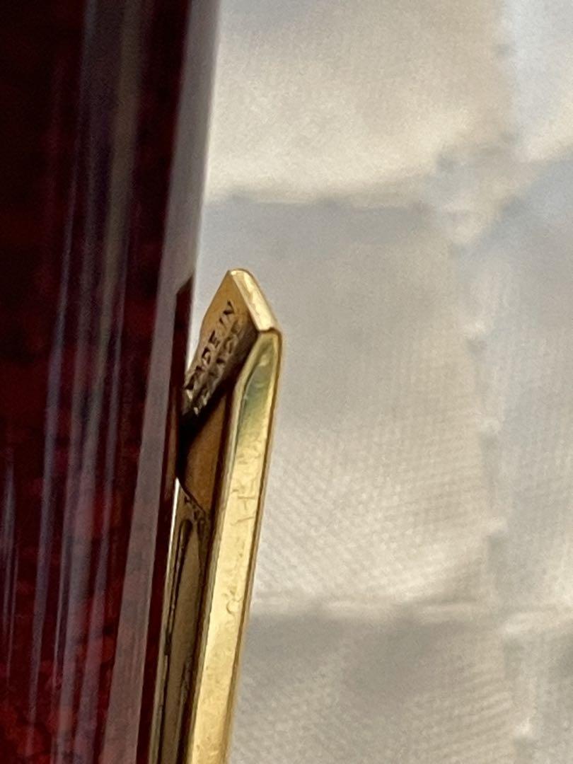 カルティエ Cartier トリニティ ボルドー　スライド式 ボールペン