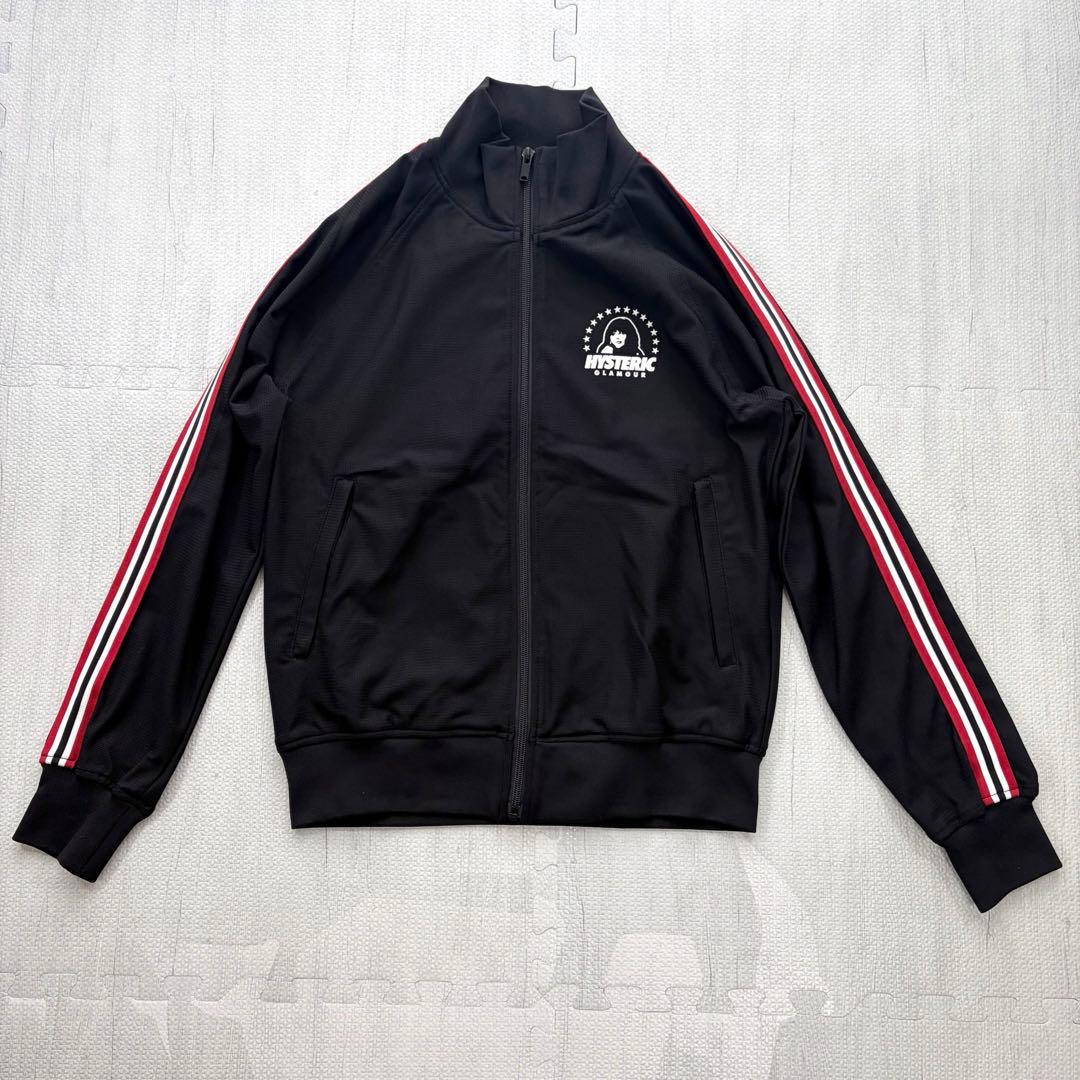 超人気】ヒステリックグラマー 両面サークルガール ロゴ入りトラックジャケット