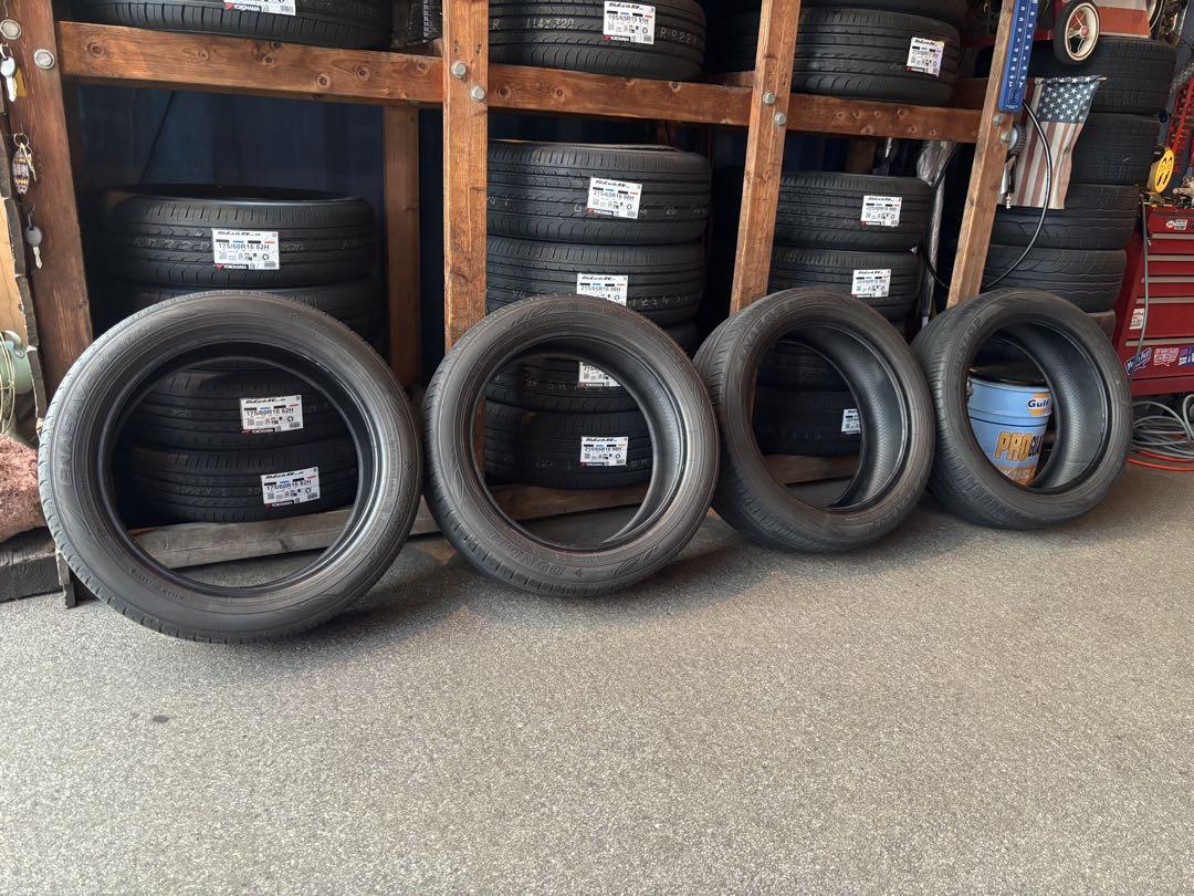 ◇送料込み◇215/50R18 中古サマータイヤ4本