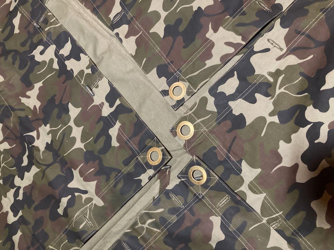 ルーマニア軍幕 軍幕 リーフカモ デッドストック 2回使用 美品 1枚