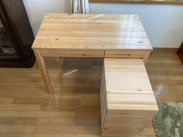 44%割引福袋 【おっこん様専用】無印良品 ワークテーブル 学習机 安心の正規品 オーク材(送料込) 学習机 ワークテーブル 【おっこん様専用】無印良品 事務机/学習机