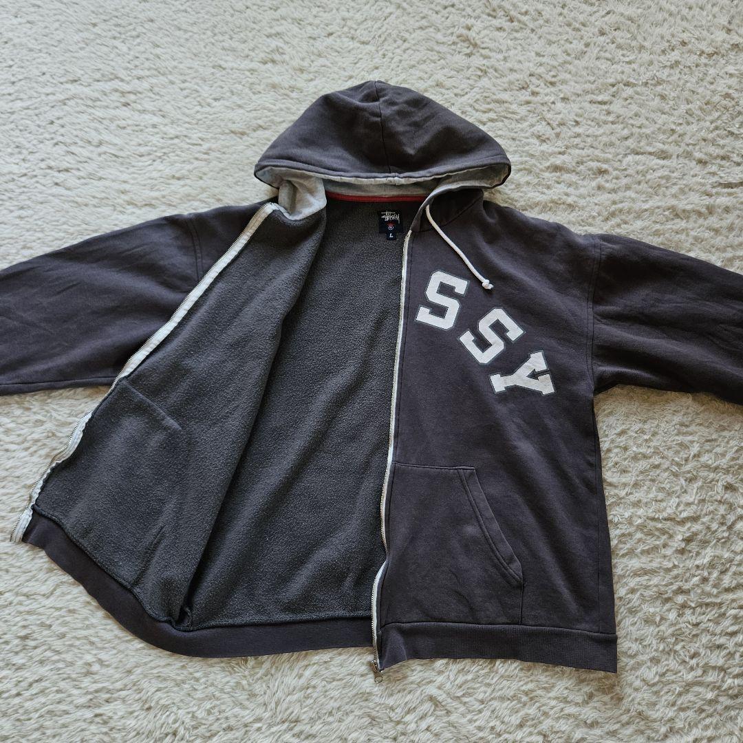 【古着】old stussy zip hoodie 90s Australia製