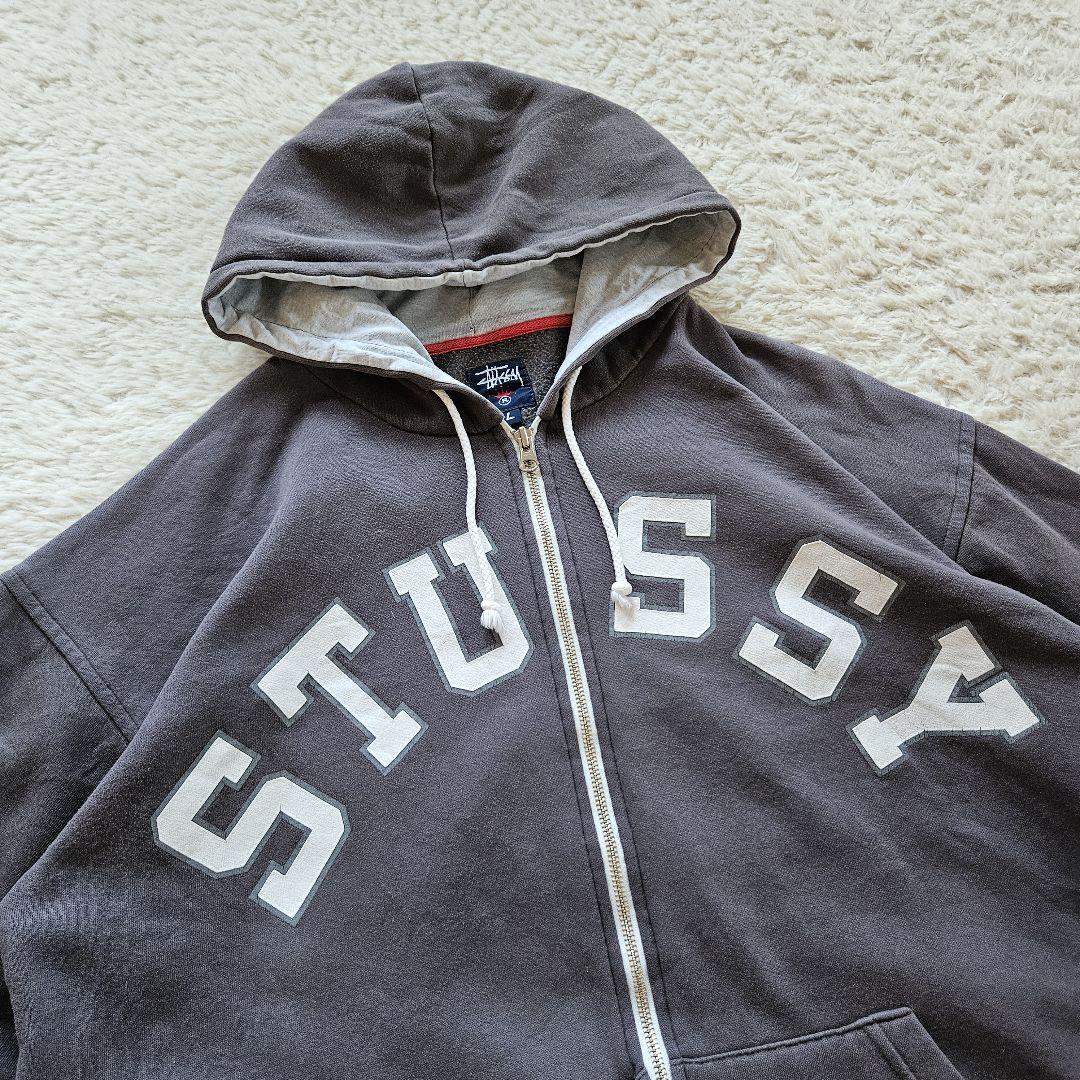 【古着】old stussy zip hoodie 90s Australia製
