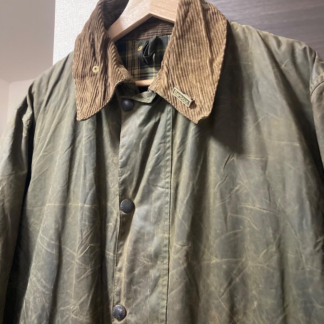 90s Barbour Border ワックスジャケット C42 バブアー