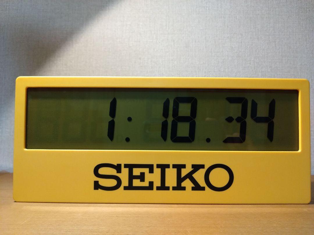 SEIKO/セイコー/クオーツクロック /SQ816Y/イエロー・黄色/廃番品