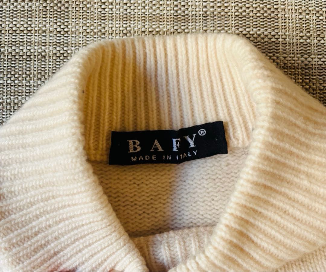 【BAFY】ハイネックニットセーター