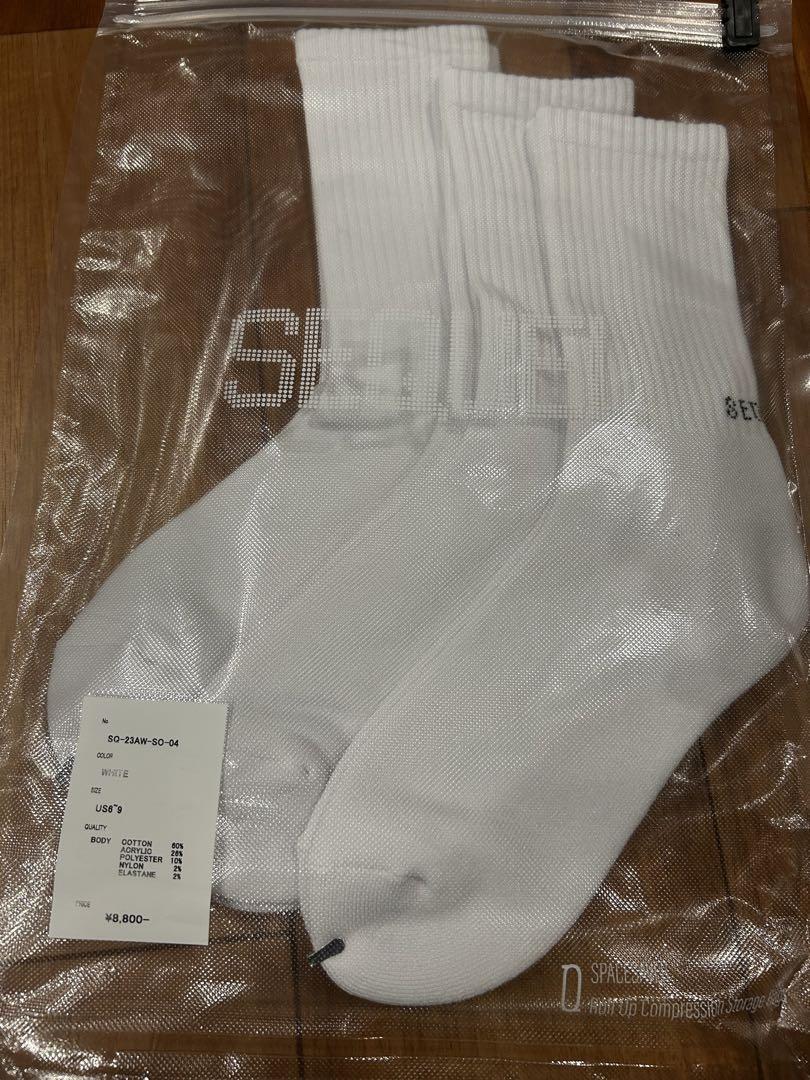 SEQUEL シークエル　ソックス　靴下　新品　ホワイト　ゴッドセレクション