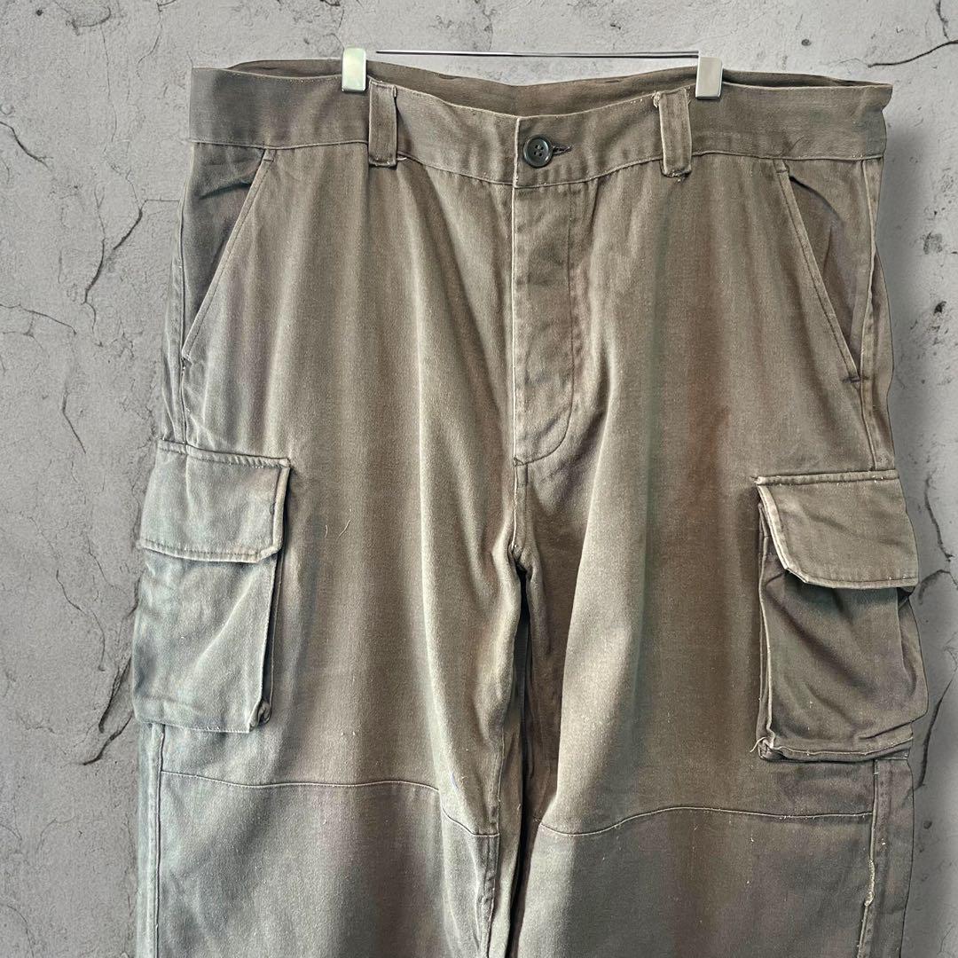 70s フランス軍 M-64 フィールドパンツ　ユーロ古着　ワイドカーゴパンツ