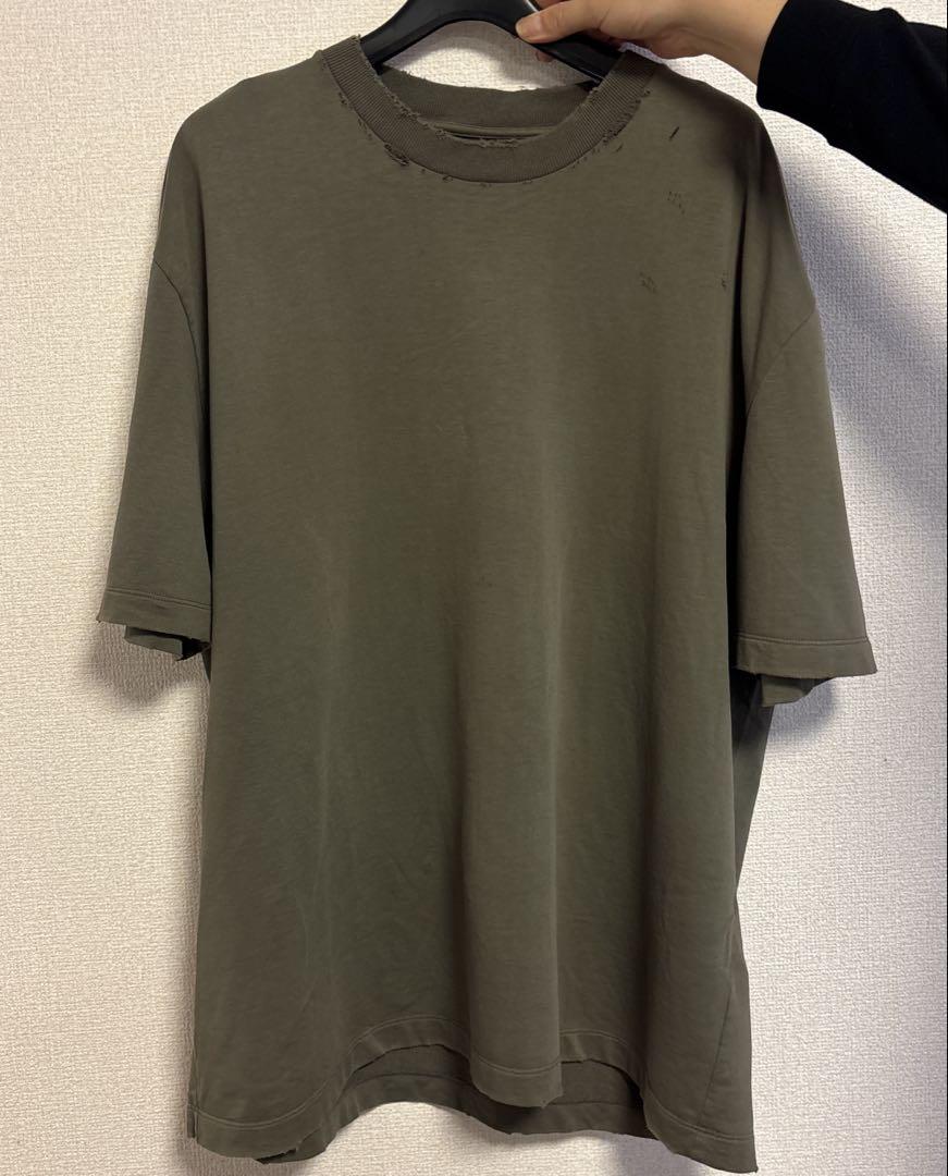 メゾンマルジェラ　ダメージ加工Tシャツ