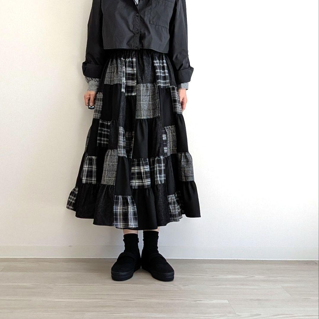 ティアード スカート目立った傷や汚れなし