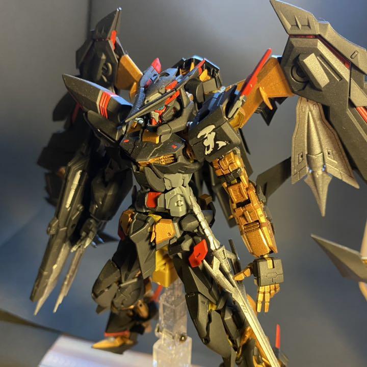 Rg ガンダムアストレイゴールドフレーム天ミナ 塗装完成品 メルカリ