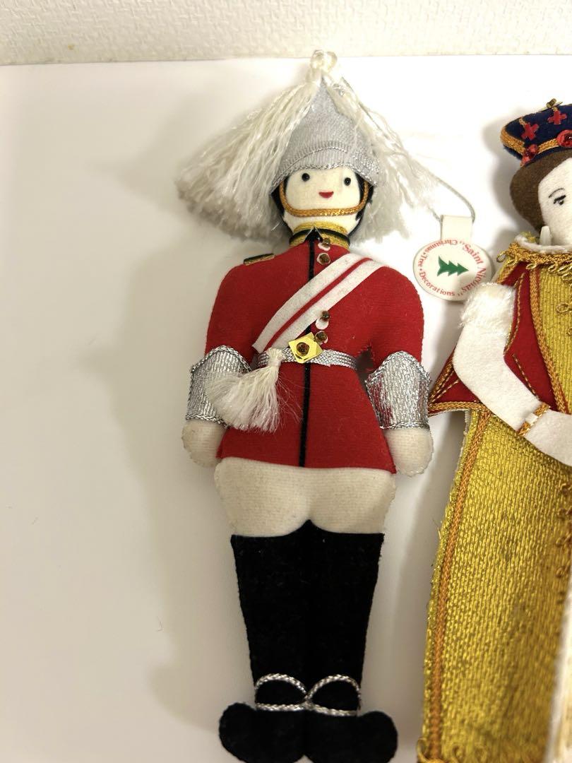 St. Nicolas 女王　イギリス衛兵　ビンテージ　オーナメント