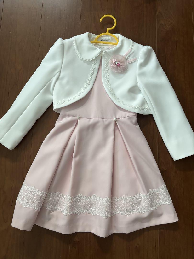 【美品】アリサナ arisanaフォーマル ボレロワンピース　130cm