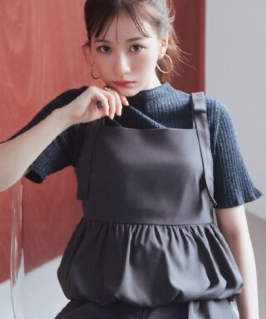 NATURAL BEAUTY BASIC　ワイドリブラメニット