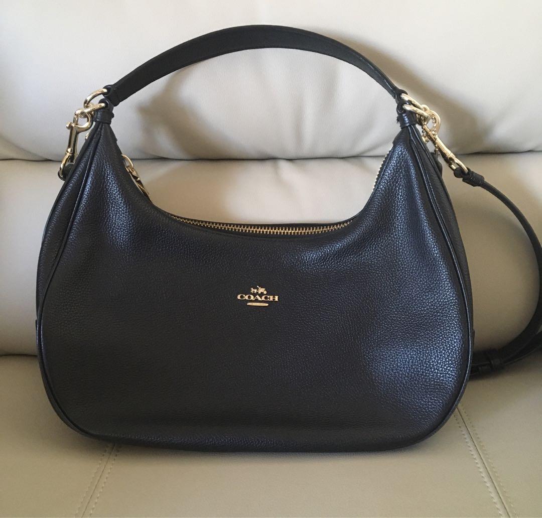 Coach ハーリー イーストウエスト ホーボーバッグ - ブラック
