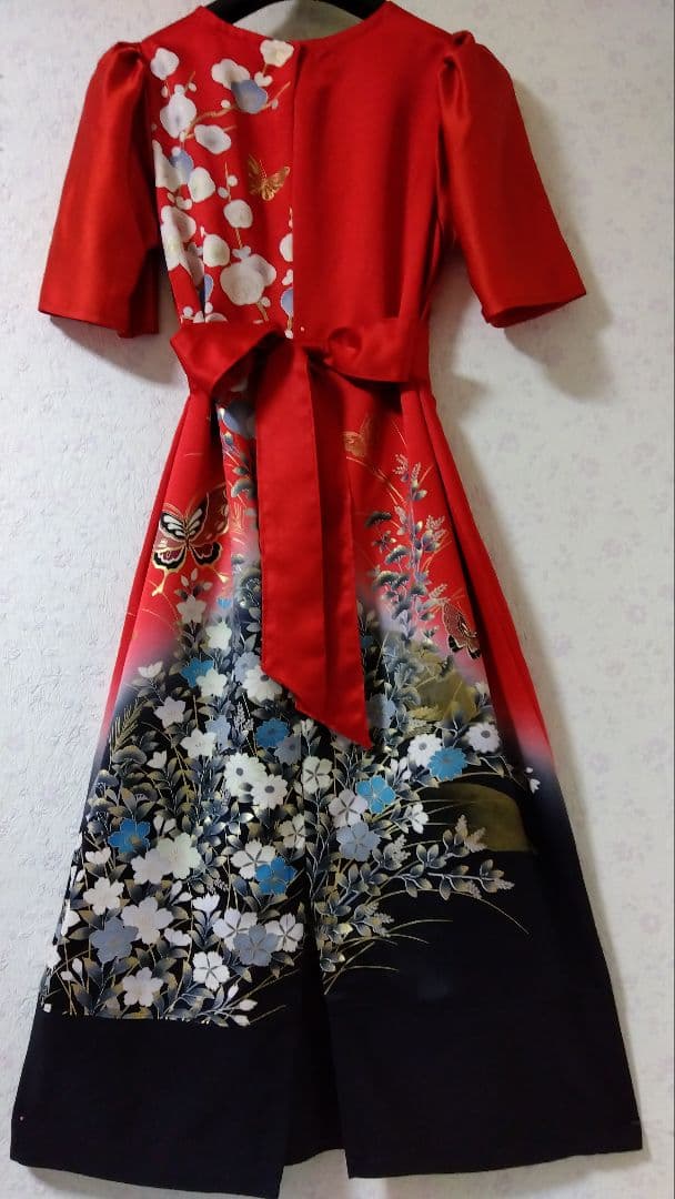 振袖リメイクドレス 振袖リメイクドレス