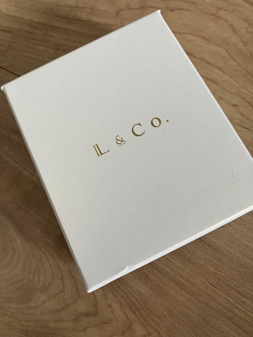 L&CO k10 1粒ダイヤモンド0.05ネックレス