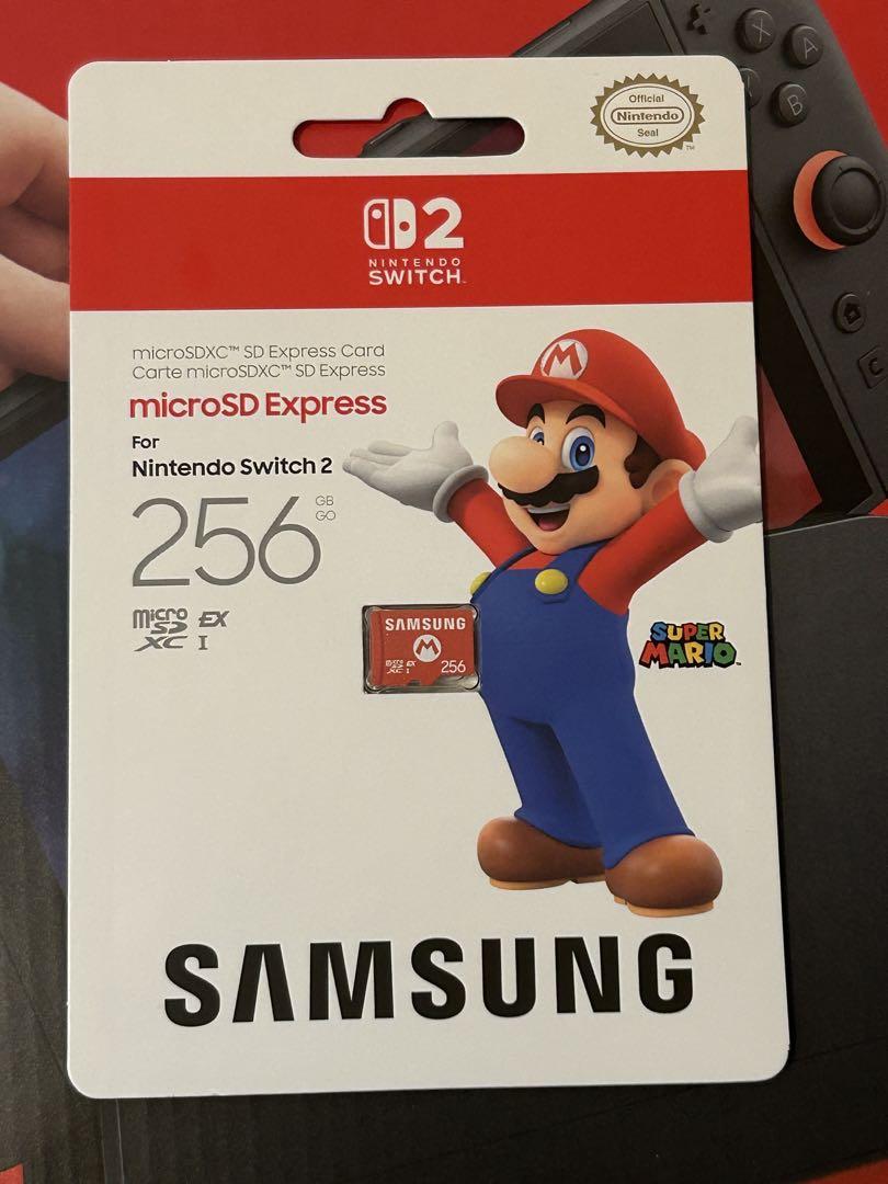 Nintendo Switch2キャリングケース256GBmicroSDカード