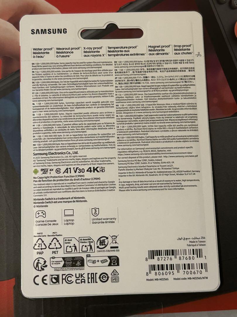Nintendo Switch2キャリングケース256GBmicroSDカード