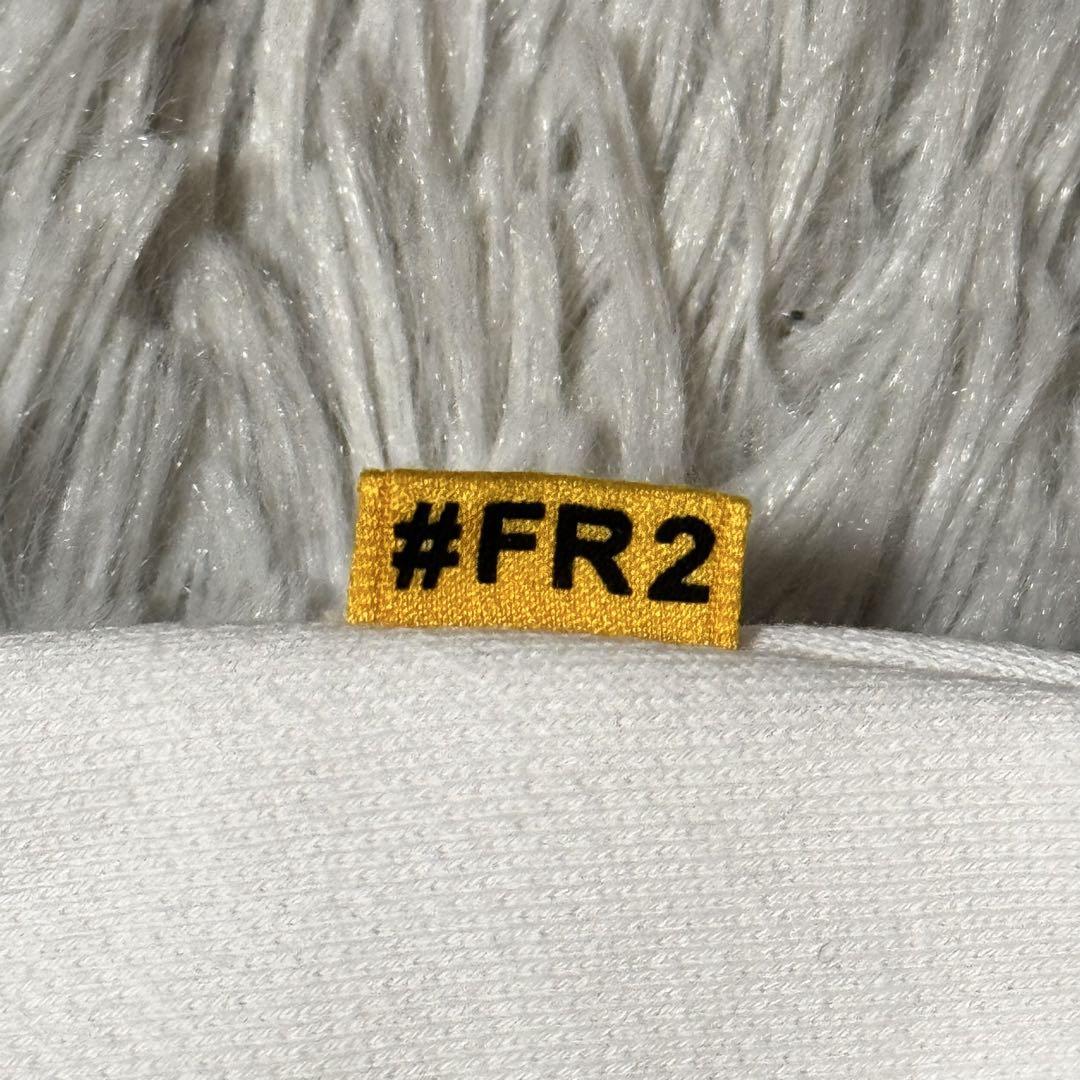 【希少デザイン】FR2 スウェット センター刺繍ロゴ バックビッグプリント L