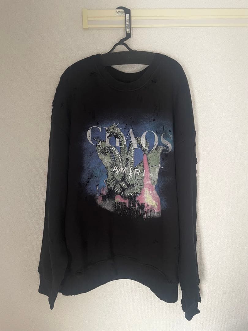 AMIRI ブラック スウェット トレーナードラゴン