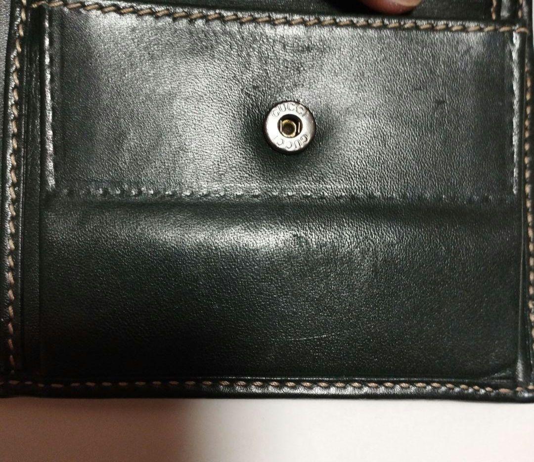 グッチ グッチシマ シェリーライン二つ折り財布