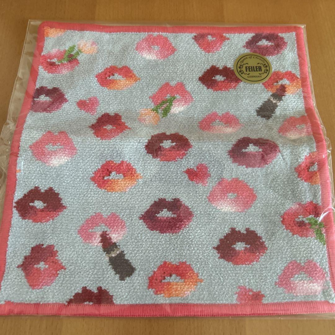 新品未使用未開封LOVERARY ByFEILER スウィートリップ柄ハンカチ