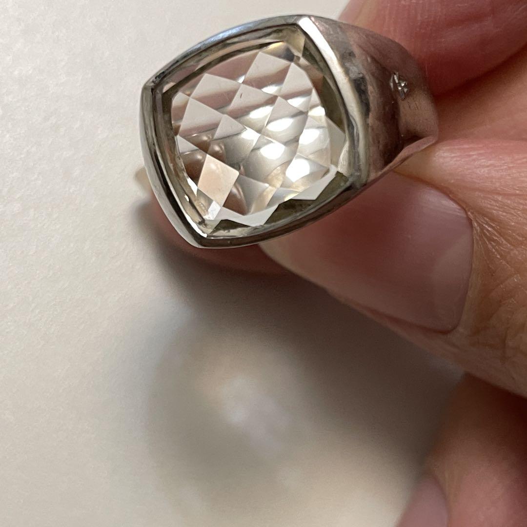 トムウッド リング SHELBY RING ROCK CRYSTAL サイズ52