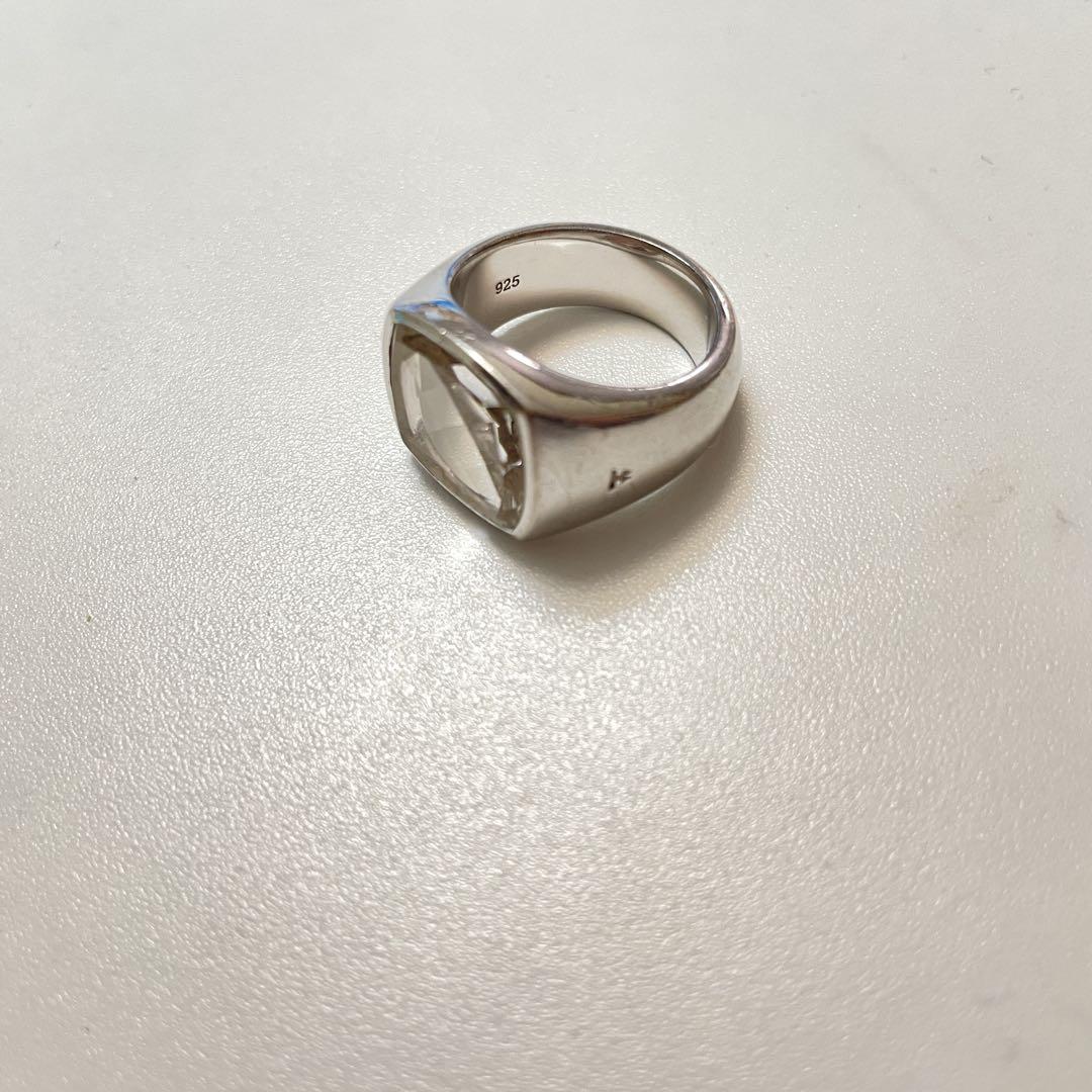 トムウッド リング SHELBY RING ROCK CRYSTAL サイズ52
